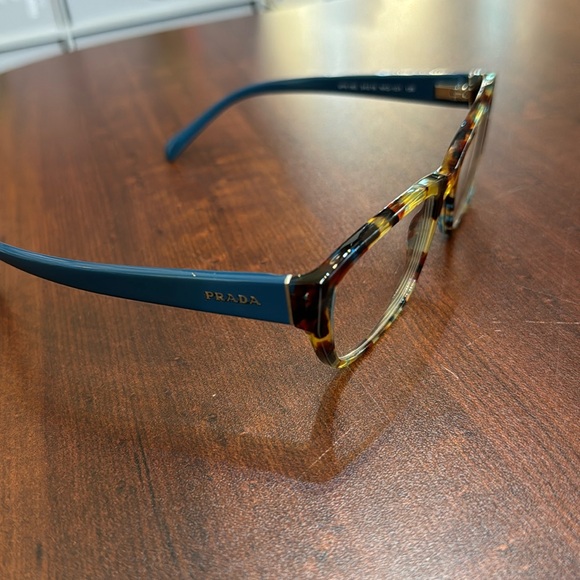 Prada multi- color & frame prescription glasses w/Case  VR 180 54D18 NAG-101 135 - Picture 5 of 9